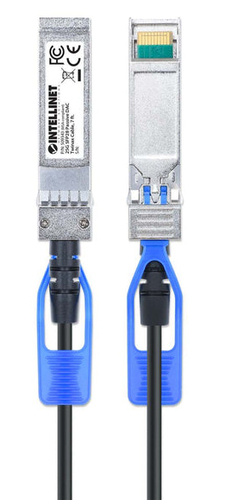 001f076760f869974a77cc6b33f4b91b5d66ad90.jpg Cáp InfiniBand & Cáp Quang Intellinet 509343 InfiniBand/fibre optic cable 2 m SFP28 DAC màu đen