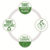 Bìa lá Esselte 628214 / bìa lỗ 210 x 297 mm (A4) nhựa polyproylene 20 chiếc