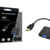 Bộ chuyển đổi cáp video Conceptronic ABBY20B 0,25 m HDMI Type A (Standard) VGA (D-Sub) màu đen