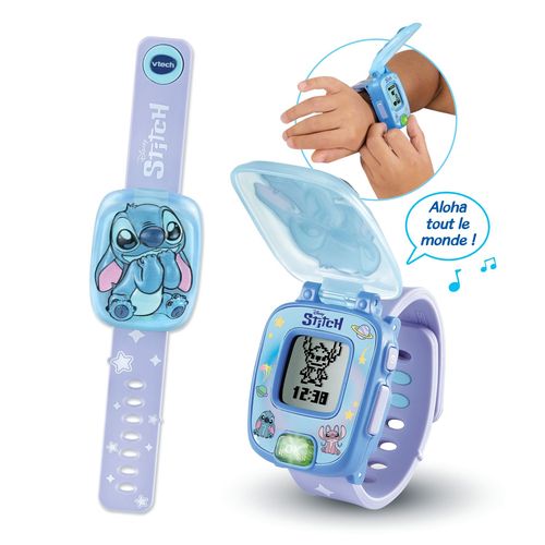 Đồ Dùng Trẻ Em VTech Stitch – La montre-jeu interactive de Stitch Máy tính xách tay trẻ em
