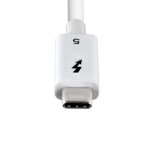 02d9d389a9f15e1b74a2509a5999d340aa01106e.jpg Dây cáp Thunderbolt StarTech.com TBLT5MM50CM240WWH 0,5 m 120 Gbit/s màu trắng
