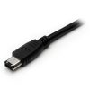 Cáp FireWire StarTech.com 10 Ft IEEE-1394 Firewire Cable 6-6 M/M 3,05 m màu xám