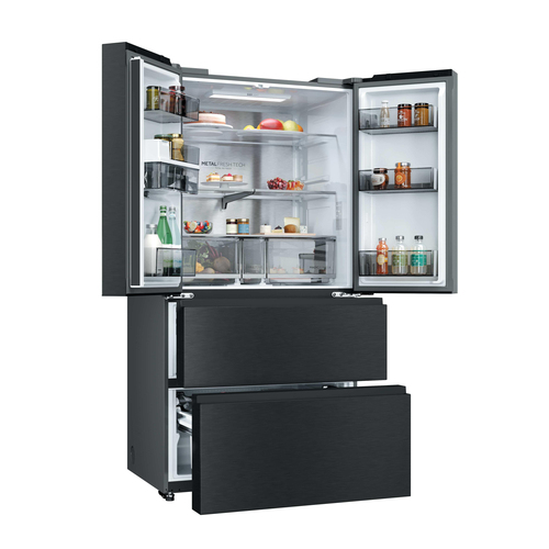 Tủ lạnh size by side Haier HFR59F18CWMB(UK) Đặt riêng 700 L màu đen