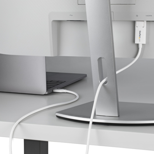Bộ chuyển đổi cáp video StarTech.com CDP2DP2MBW 1,9 m DisplayPort USB Type-C màu trắng