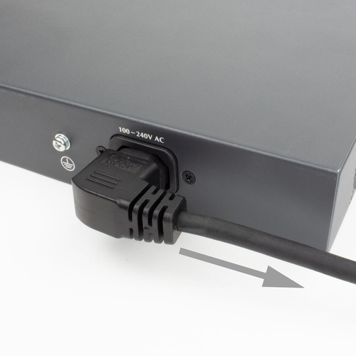 Dây cáp điện ACT AK5349 màu đen 1 m CEE7/7 IEC C15