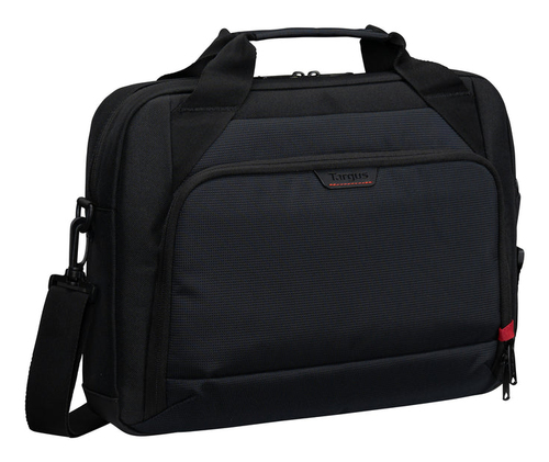 Túi và cặp đựng máy tính xách tay Targus EcoSmart 35,6 cm (14") Cặp tài liệu màu đen, màu đỏ