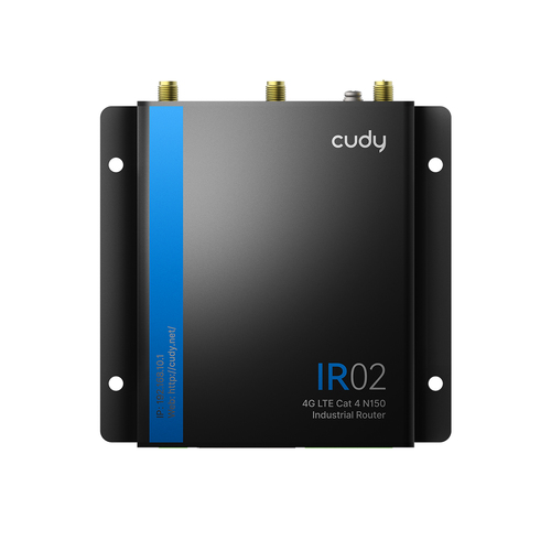 Thiết bị mạng di động 4G/5G Cudy 4G LTE Cat 4 N150 Industrial Wi-Fi Router, IR02 1.0 Router mạng tế bào