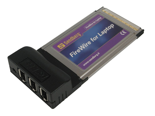 Bo mạch/bộ điều hợp giao diện Sandberg FireWire for Laptop