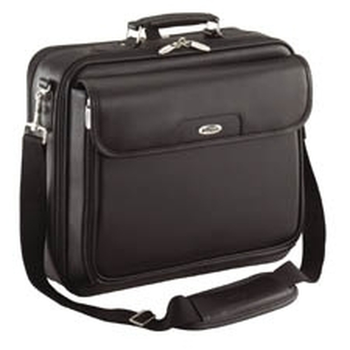 Túi và cặp đựng máy tính xách tay Targus Leather Notebook 39,1 cm (15.4″) Cặp tài liệu màu đen