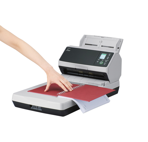 Máy quét (Scanner) Ricoh fi-8270 tài liệu cấp giấy kiểu ADF + thủ công 600 x 600 DPI A4 màu đen, màu xám