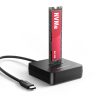 0dcd68aef3da1c52bd75493340c9a65cc8e11c41.jpg Trạm docking ổ cứng Axagon ADSA-M2C11L USB 3.2 Gen 2 (3.1 Gen 2) Type-C màu đen