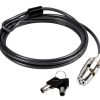 Khóa dây cáp Kensington Desktop TFT Saver Single-Keyed Std. (Bulk 25) 1,8 m