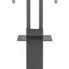 Xe/kệ đẩy văn phòng phẩm AISENS FT86TSE-399 màu đen Màn hình phẳng Trạm đa phương tiện