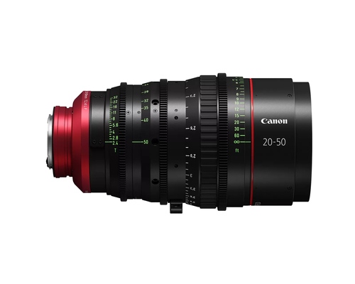 Canon CN-E20-50mm T2.4 L F(M) Máy quay phim kết hợp Ống kính điện ảnh màu đen