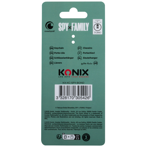 Konix 2849000014 key ring/case Móc chìa khóa màu trắng