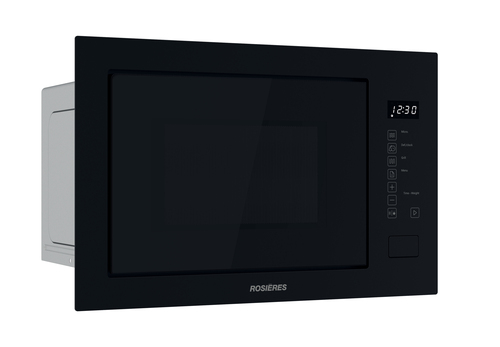 Lò vi sóng Rosieres 38900823 màu đen Lò vi sóng có chức năng nướng Âm tủ 25 L 850 W