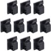 Bộ sắp xếp cáp InLine 59971E Dạng đa năng Móc dây cáp màu đen 10 chiếc
