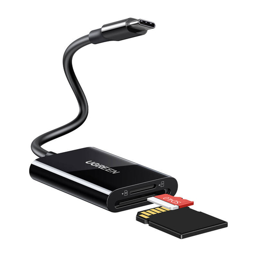 Đầu đọc thẻ Ugreen CM265 USB 3.2 Gen 1 (3.1 Gen 1) Type-C màu đen