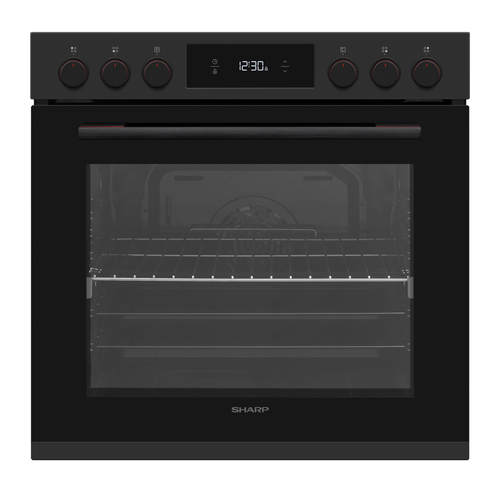 Bộ dụng cụ nấu ăn Sharp K-72P19BNH-EU Poly-Set Bếp từ phân vùng Lò nướng bằng điện