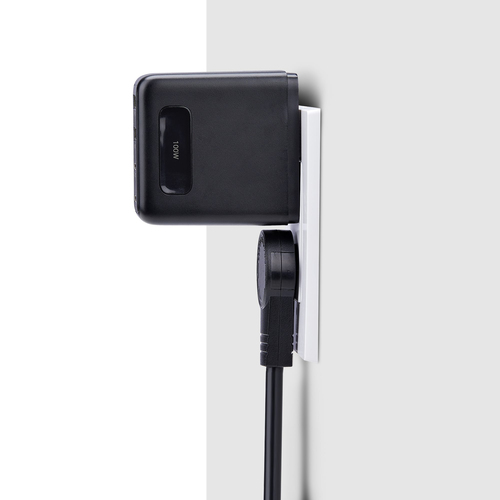 Củ sạc điện thoại StarTech.com 2210GN-WALL-CHARGER Dạng đa năng màu đen Dòng điện xoay chiều Sạc nhanh Trong nhà
