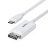 Bộ chuyển đổi cáp video StarTech.com CDP2DP2MBW 1,9 m DisplayPort USB Type-C màu trắng