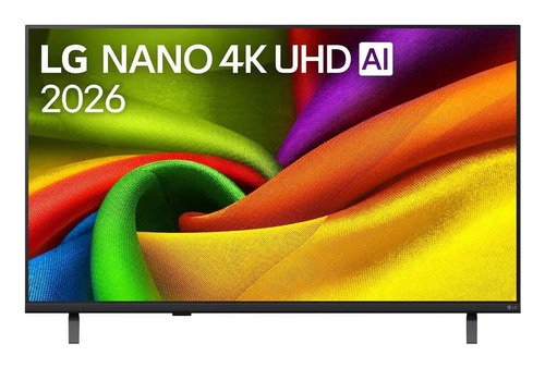 Tivi LG NANO 4K UHD AI NU85 109,2 cm (43") 4K Ultra HD TV Thông minh Wi-Fi màu đen
