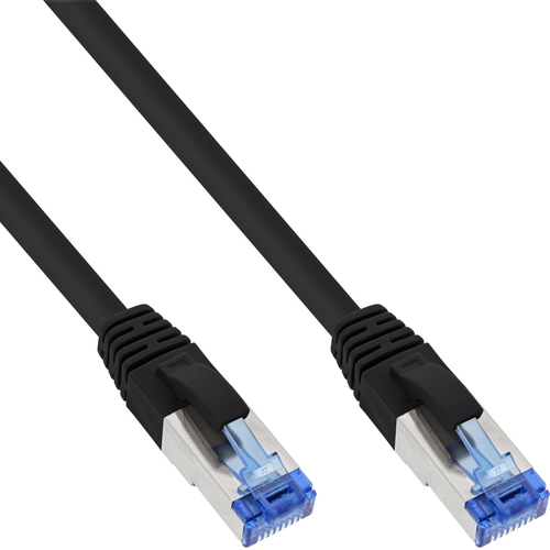 Dây cáp mạng InLine B-76803S màu đen 3 m Cat6a S/FTP (S-STP) Tròn