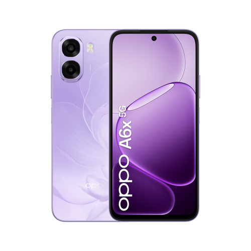 Điện thoại thông minh OPPO A6x 5G 17,1 cm (6.75") SIM kép Android 15 USB Type-C 6 GB 256 GB 6100 mAh màu tím violet