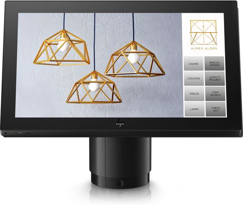 Thiết bị bán hàng quẹt thẻ HP Engage One Pro i5-10500E 3,1 GHz All-in-One 39,6 cm (15.6") 1920 x 1080 pixels Màn hình cảm ứng màu đen