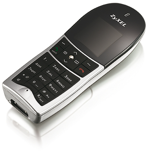 Điện thoại Zyxel V250 Điện thoại DECT Hiển thị tên người gọi đến màu đen, Bạc