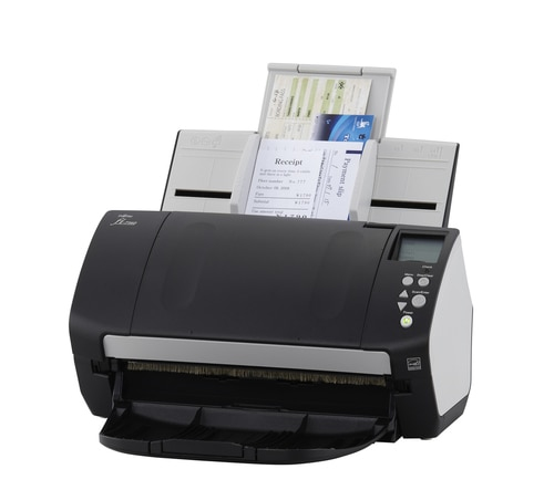 Fujitsu fi-7160 Máy san ADF 600 x 600 DPI A4 màu đen, màu xám