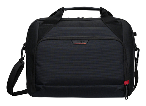 Túi và cặp đựng máy tính xách tay Targus EcoSmart 35,6 cm (14") Cặp tài liệu màu đen, màu đỏ