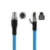 Đầu chuyển đổi cáp ACT SC4902 cable gender changer M12 RJ45 màu xanh lơ