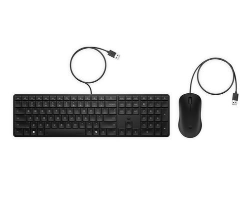 Bàn phím HP 175C WRD MSE KB Combo EMEA-INTL English Loc-Euro plug Kèm chuột màu đen