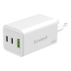Củ sạc điện thoại Xceed 111207100WD0 Dạng đa năng màu trắng Dòng điện xoay chiều Sạc nhanh Trong nhà