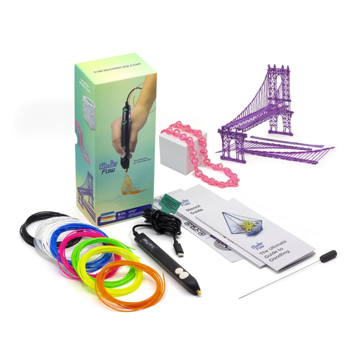 Vật liệu cho máy in 3D 3Doodler Filament FLOW 20 PLA 20 Farben Nachfüllpack Polylactic acid (PLA) màu đen, màu xanh lơ, màu xanh sẫm, màu hồng đậm, Vàng kim loại, màu xanh lá cây, màu hoa tử đinh hương, Xanh navy, màu da cam, màu hồng, Trong suốt, màu trắng, màu vàng