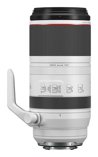 Canon RF 100-500 mm f4.5-7.1 L IS USM SLR Ống kính zoom tiêu cự dài màu đen, màu trắng