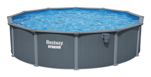 Hồ bơi nổi Bestway 561CS / 26 Hồ bơi gắn khung Vòng tròn 27221 L màu xám