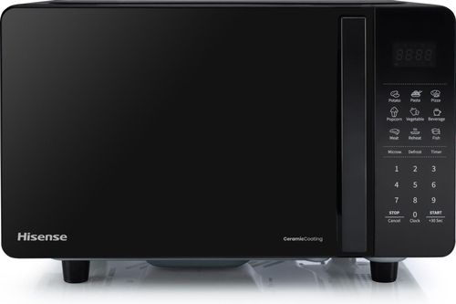 1a0e4abf66f089a97ed25b3a3fe38395eda809f9.jpg Lò vi sóng Hisense H20MOBS4HS màu đen solo Mặt bàn 20 L 700 W