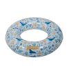 Ghế nằm nổi dùng cho hồ bơi & bãi biển Rubo Toys Ocean Dreams Blue màu xanh lơ Hoa văn Nhẫn lặn