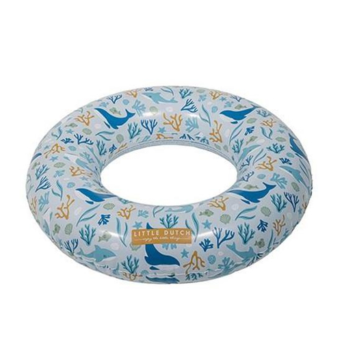 1a5b9288a558f0a541ecd50b2850ebdcb6d6c322.jpg Ghế nằm nổi dùng cho hồ bơi & bãi biển Rubo Toys Ocean Dreams Blue màu xanh lơ Hoa văn Nhẫn lặn