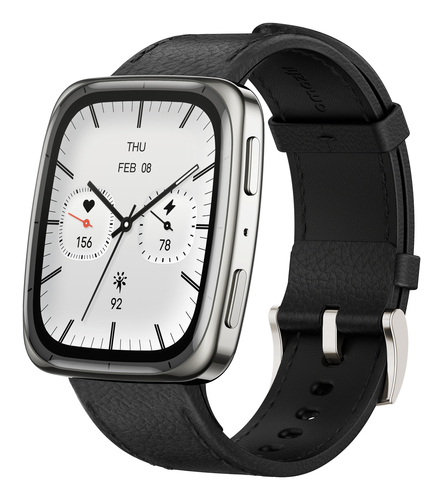 Đồng hồ thông minh Amazfit Active 2 4,45 cm (1.75") AMOLED Kỹ thuật số 390 x 450 pixels Màn hình cảm ứng Thép không gỉ