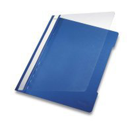 Bìa báo cáo Leitz Standard Plastic File A4 Blue (25) PVC màu xanh lơ