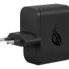 Củ sạc điện thoại ASUS AC65-03 ROG Gaming Charger Dock Dạng đa năng màu đen Dòng điện xoay chiều Sạc nhanh Trong nhà