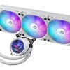 Tản nhiệt máy tính ASUS ROG STRIX LC III 360 ARGB LCD White Edition Vi xử lý Bộ làm mát chất lỏng tất cả trong một 12 cm màu trắng 1 chiếc