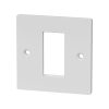 Hộp đấu dây điện Lanview LVN-1OUT-FRAME-UK màu trắng