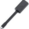Đầu chuyển đổi cáp DELL 492-BDMW cable gender changer USB-C RJ45 màu đen