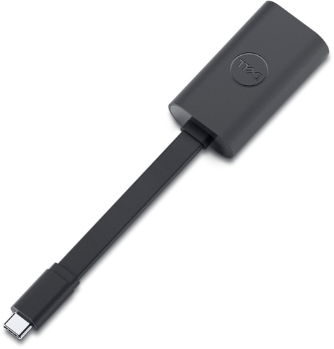 Đầu chuyển đổi cáp DELL 492-BDMW cable gender changer USB-C RJ45 màu đen