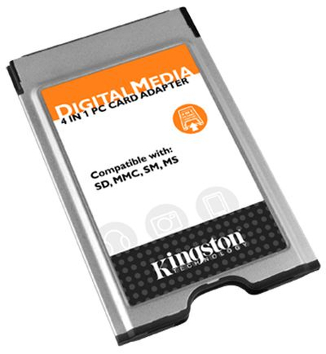 Đầu đọc thẻ Kingston Technology PC Card Type II SD, MMC, SM, MS Reader