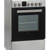 Bếp Sharp KF-56VDD19I-DE đứng độc lập Chạy bằng điện Gốm Thép không gỉ